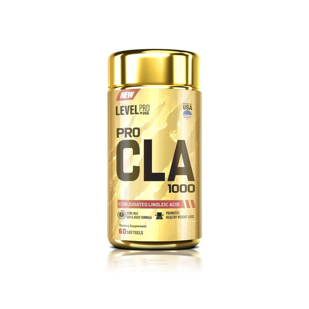 Quemador de grasa PRO CLA 1000 Level Pro 60 Cápsulas Quemador de grasa PRO CLA 1000 Level Pro 60 Cápsulas