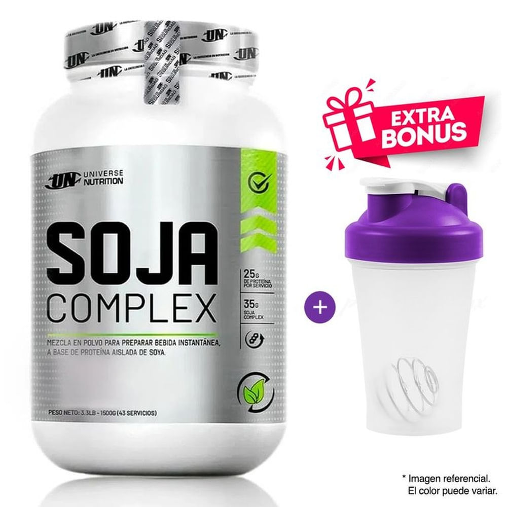 SOJA COMPLEX 1500 GRAMOS CHOCOLATE PROTEÍNA UNIVERSE NUTRITION