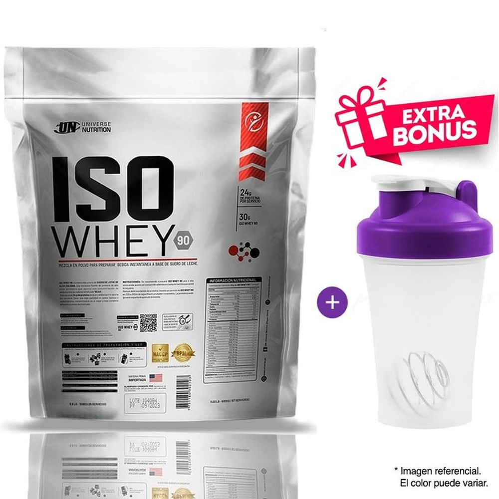 ISO WHEY 90 5 kilos proteína isolatada Cookies and Cream + Obsequio