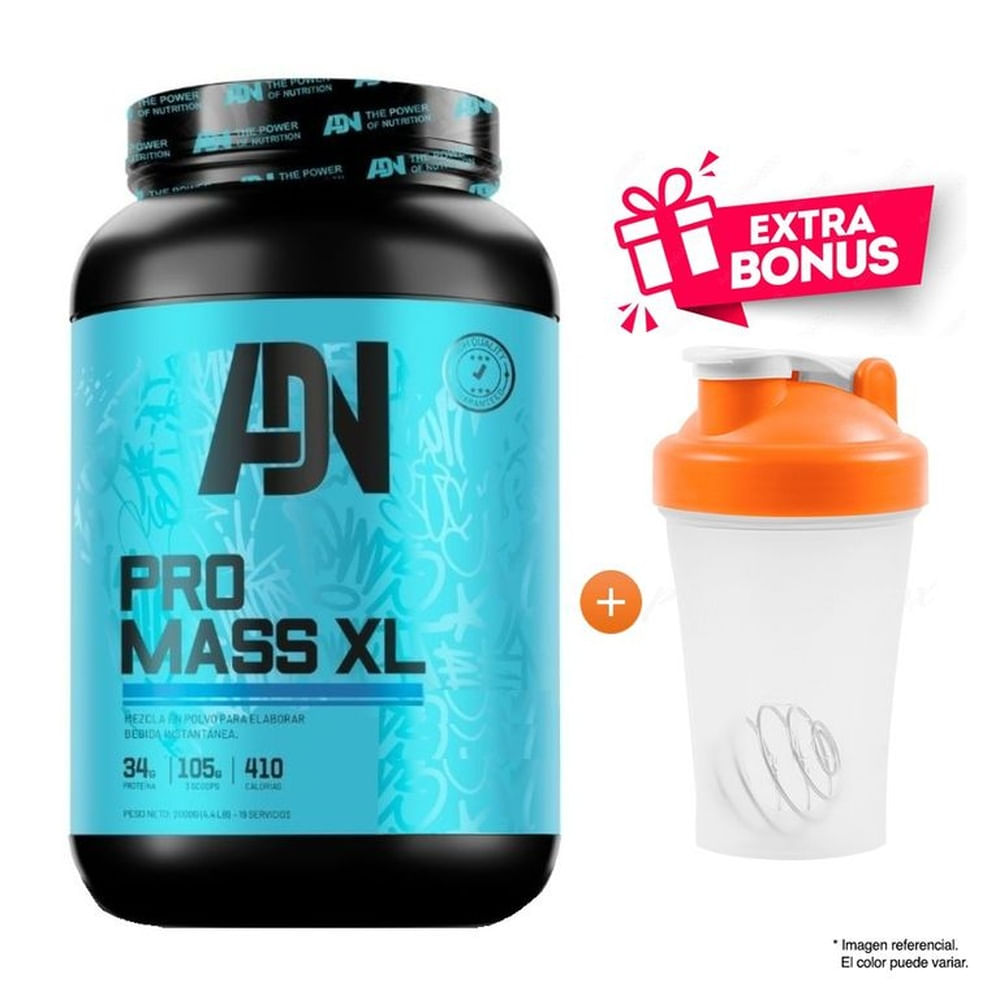 Proteína Pro Mass XL 2 KG - Vainilla + Regalo Shaker