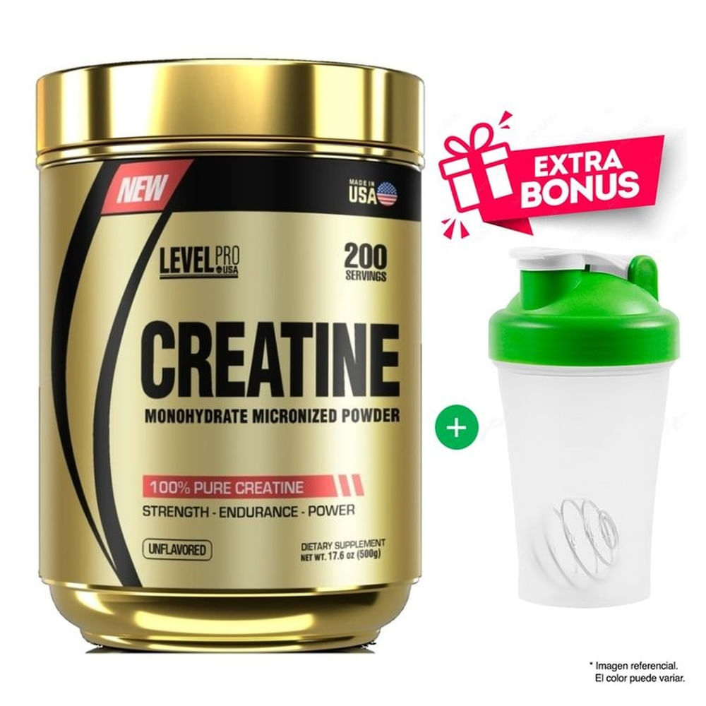 Creatina LEVEL PRO CREATINE 500gr Americana