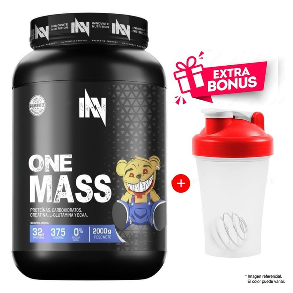 INNOVATE NUTRITION ONE MASS 2 KG. VAINILLA + SHAKER