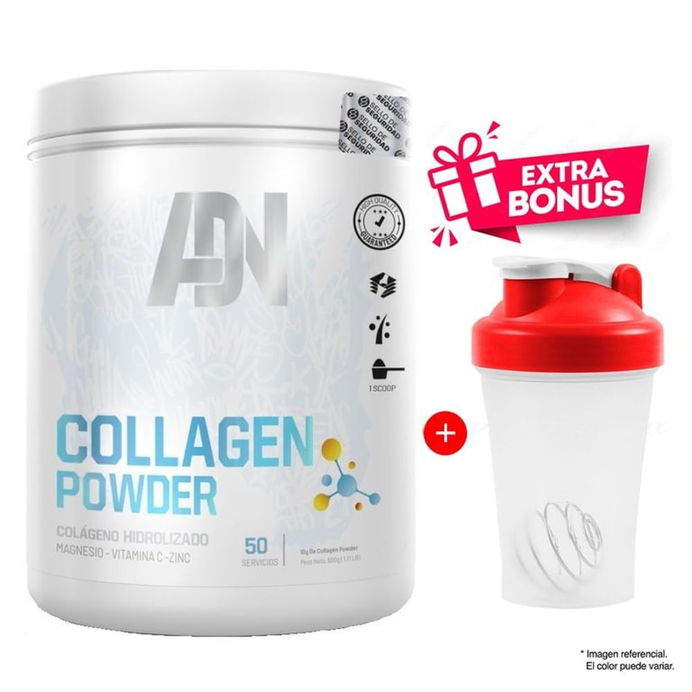 COLLAGEN POWDER 500 GRAMOS NARANJA ADN NUTRITION
