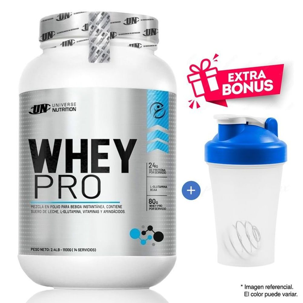 Proteína Universe Nutrition Whey Pro 1.1 kg Cookies and Cream + Shaker Proteína Universe Nutrition Whey Pro 1.1 kg Cookies and Cream + Shaker