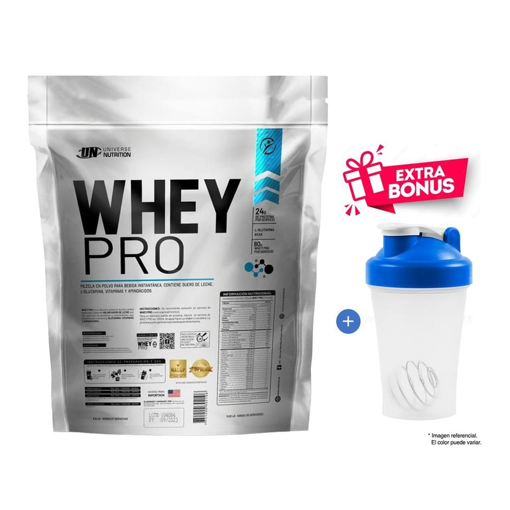 Proteína Universe Nutrition Whey Pro 5 kg Vainilla + Shaker Proteína Universe Nutrition Whey Pro 5 kg Vainilla + Shaker