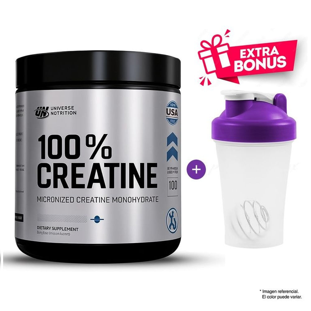 CREATINA MONOHIDRATADA UNIVERSE NUTRITION 250 GRAMOS