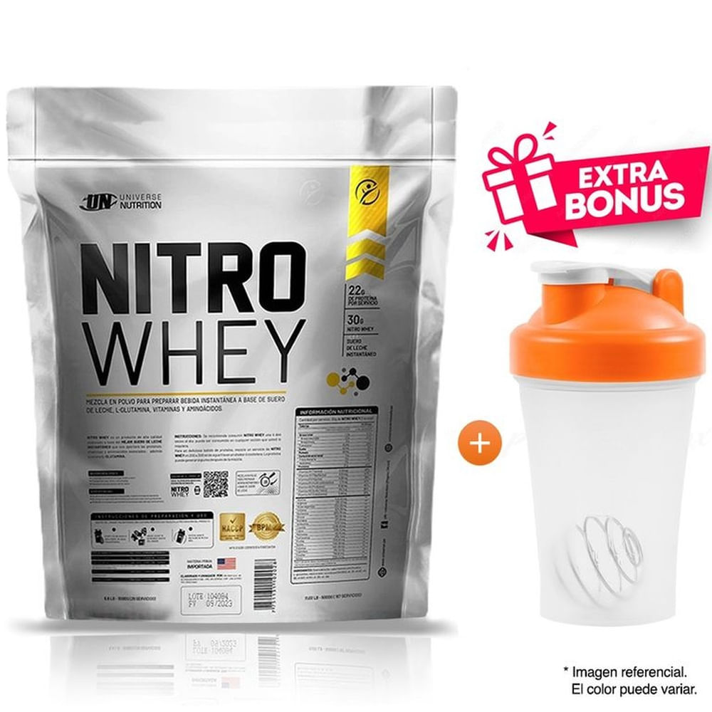 PROTEÍNA NITRO WHEY 5KG UNIVERSE NUTRITION VAINILLA