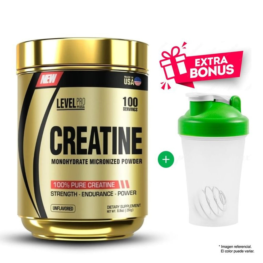 Creatina LEVEL PRO CREATINE 250gr Americana