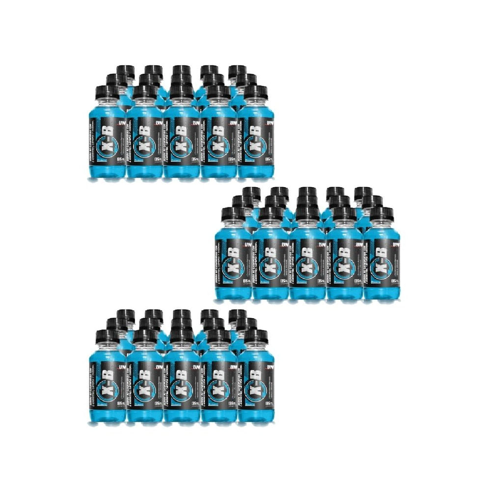 X-B 3 Paquetes De 15 Botellas 135ml L-Carnitina BLUEBERRY