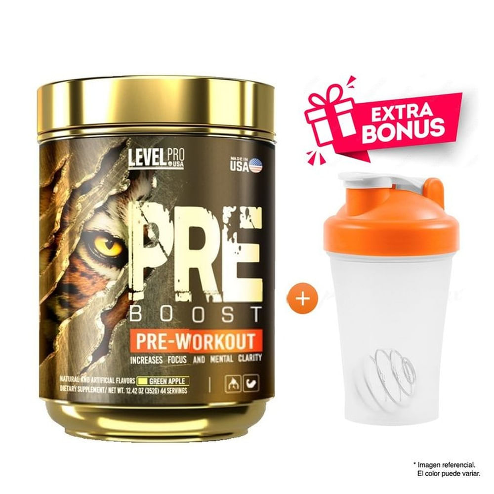 Pre Entreno Pre Boost 352Gr Green Apple Americano