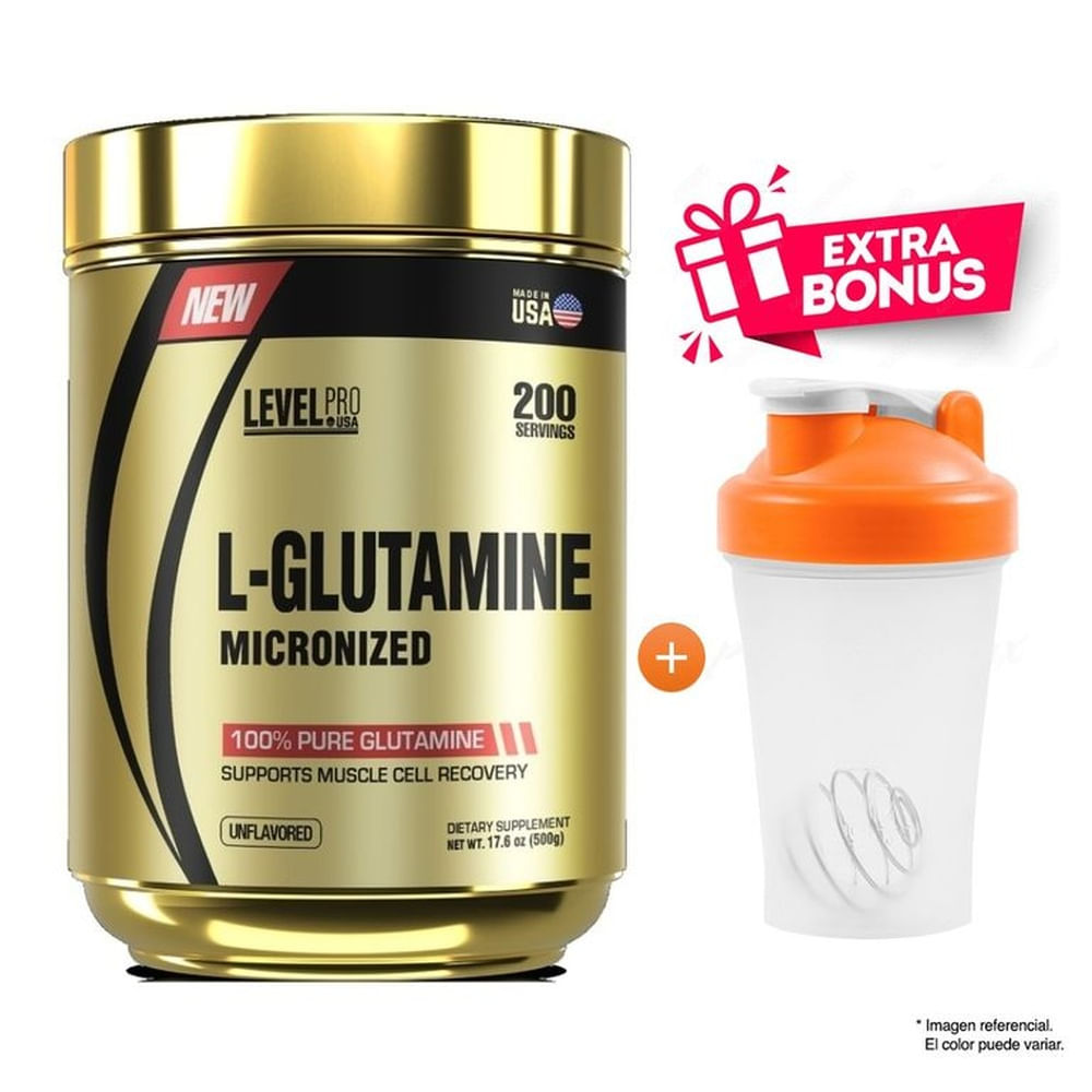 Glutapure Level Pro 500 gramos Americana Glutapure Level Pro 500 gramos Americana