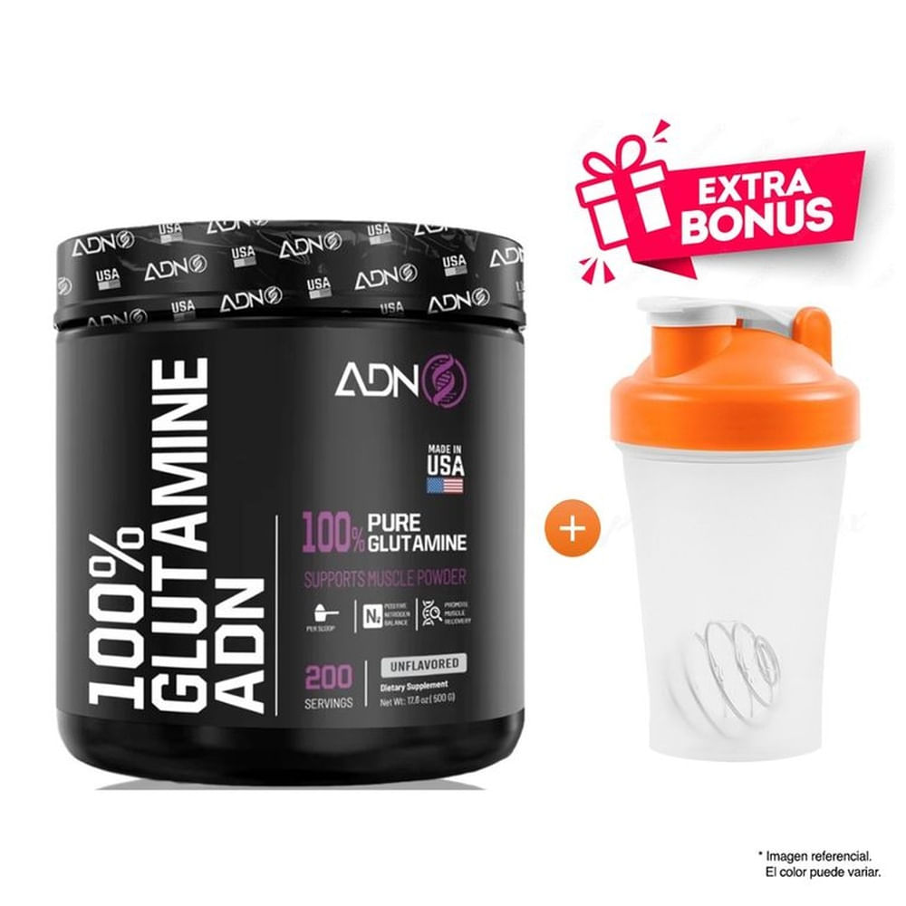 Glutamina ADN Nutrition 100% L-Glutamine 500gr
