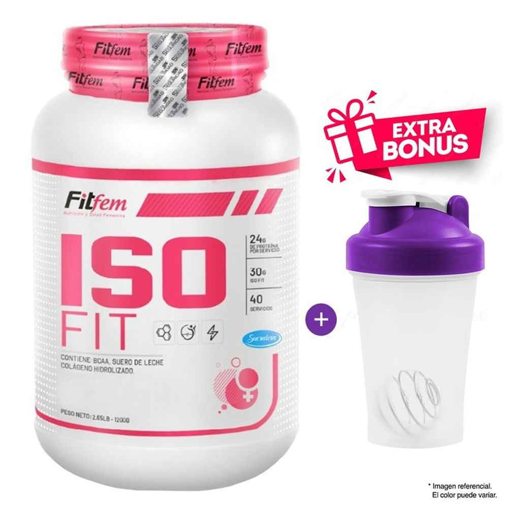 Proteína Iso Fit 1.1 KG - Chocolate Fitfem