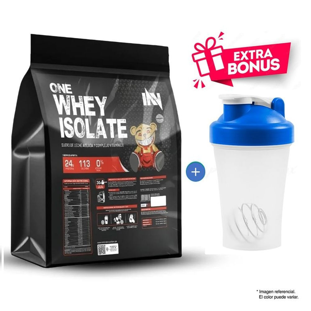 ONE WHEY ISOLATE CHOCOLATE - 3kg Proteína - 100 servicios