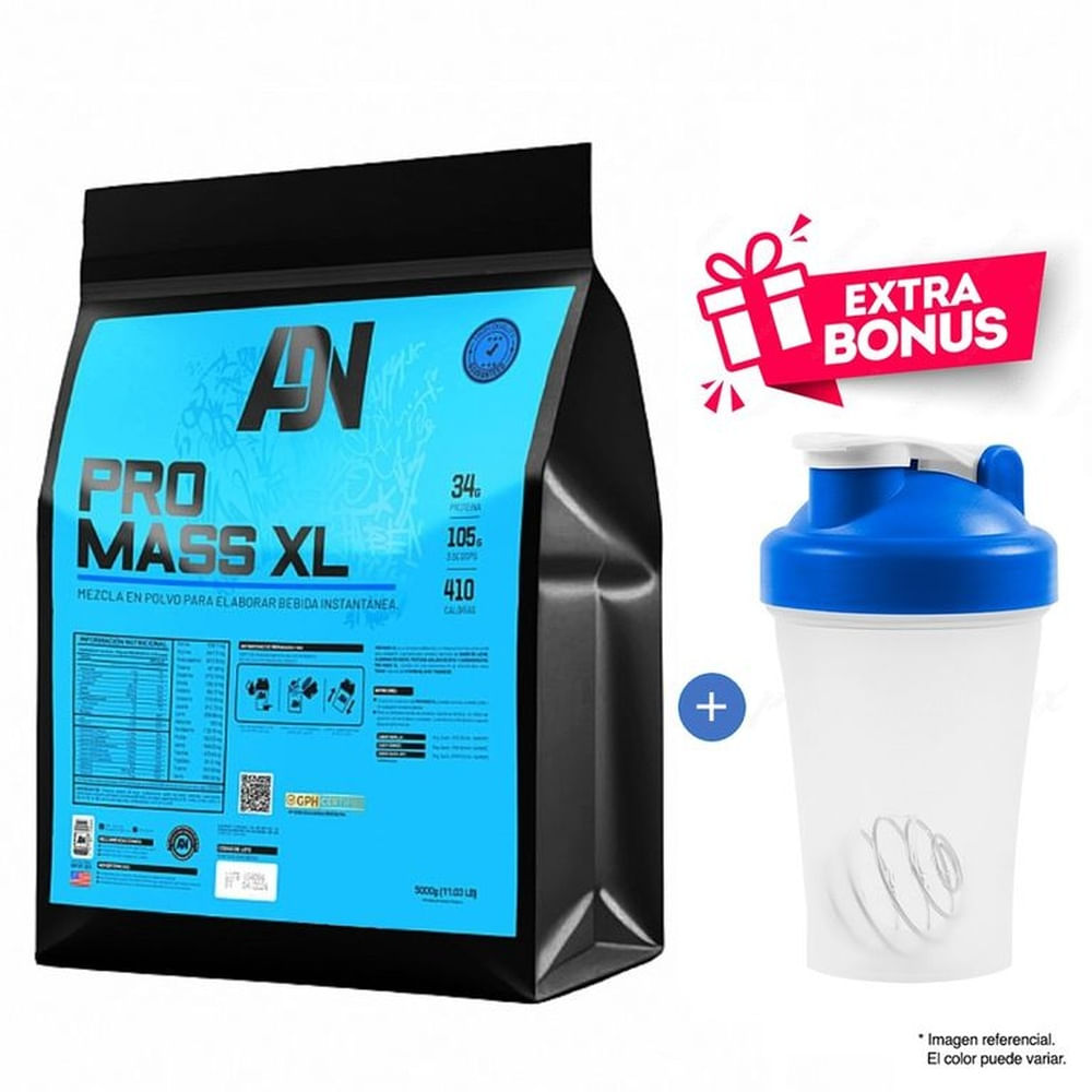 PRO MASS XL PROTEÍNA 3 KG VAINILLA + SHAKER