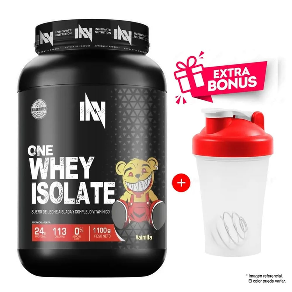 PROTEÍNA ISOLATADA ONE WHEY ISOLATE 1.1 KG CHOCOLATE + SHAKER
