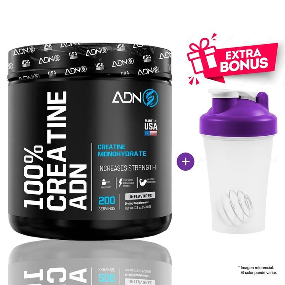 CREATINA 500 GR ADN NUTRITION Sabor NATURAL