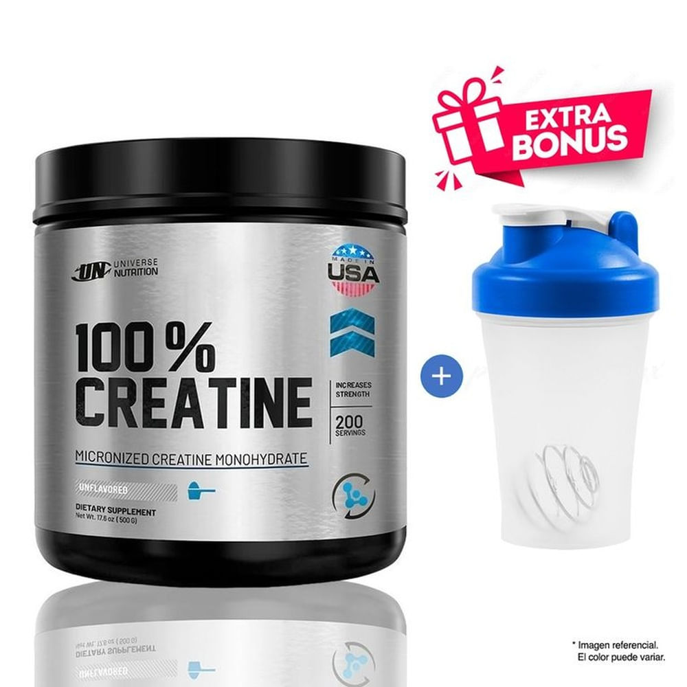 CREATINA 500 GRAMOS UNIVERSE NUTRITION MONOHIDRATADA