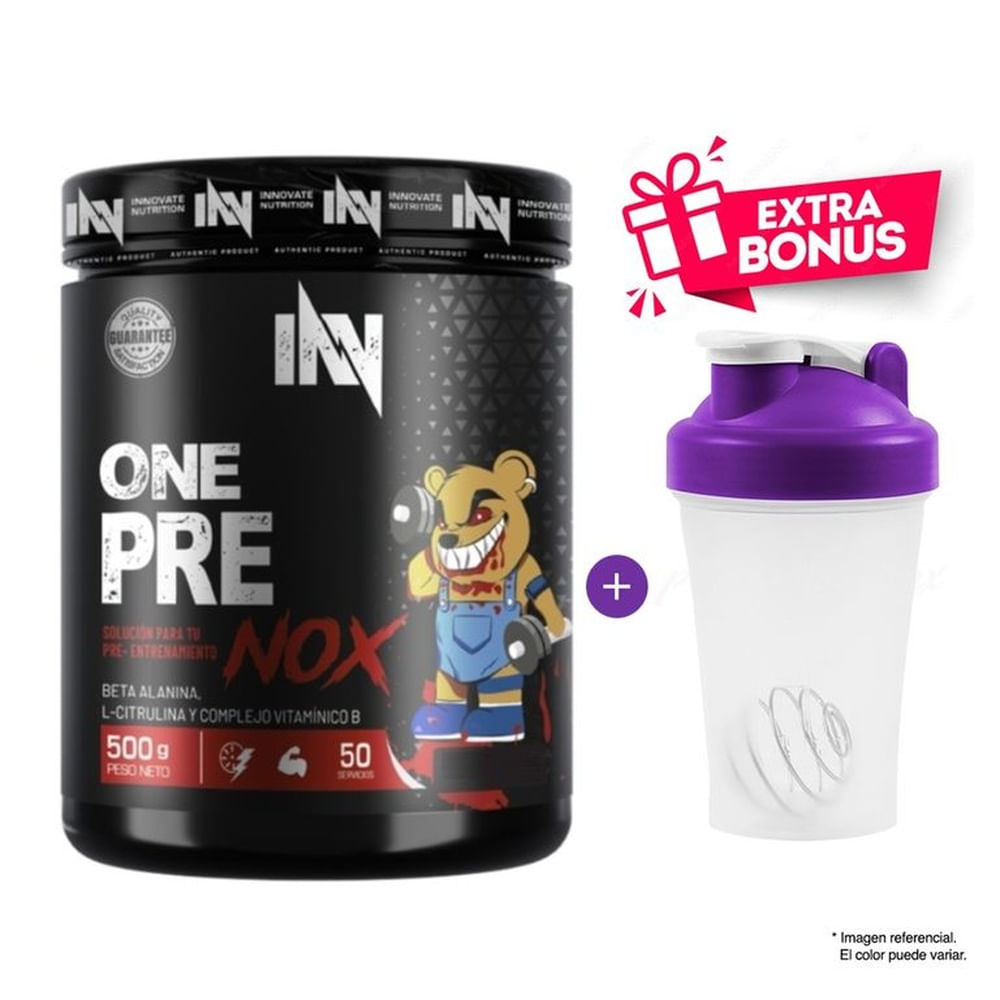 One Pre Nox 500gr Fruit Punch Innovate Nutrition