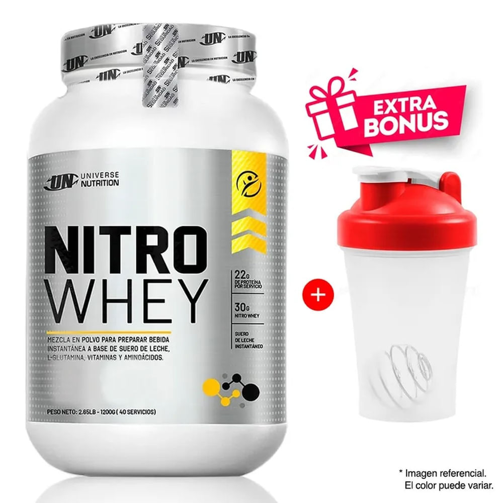 NITRO WHEY 1.1 KG VAINILLA MÁS SHAKER