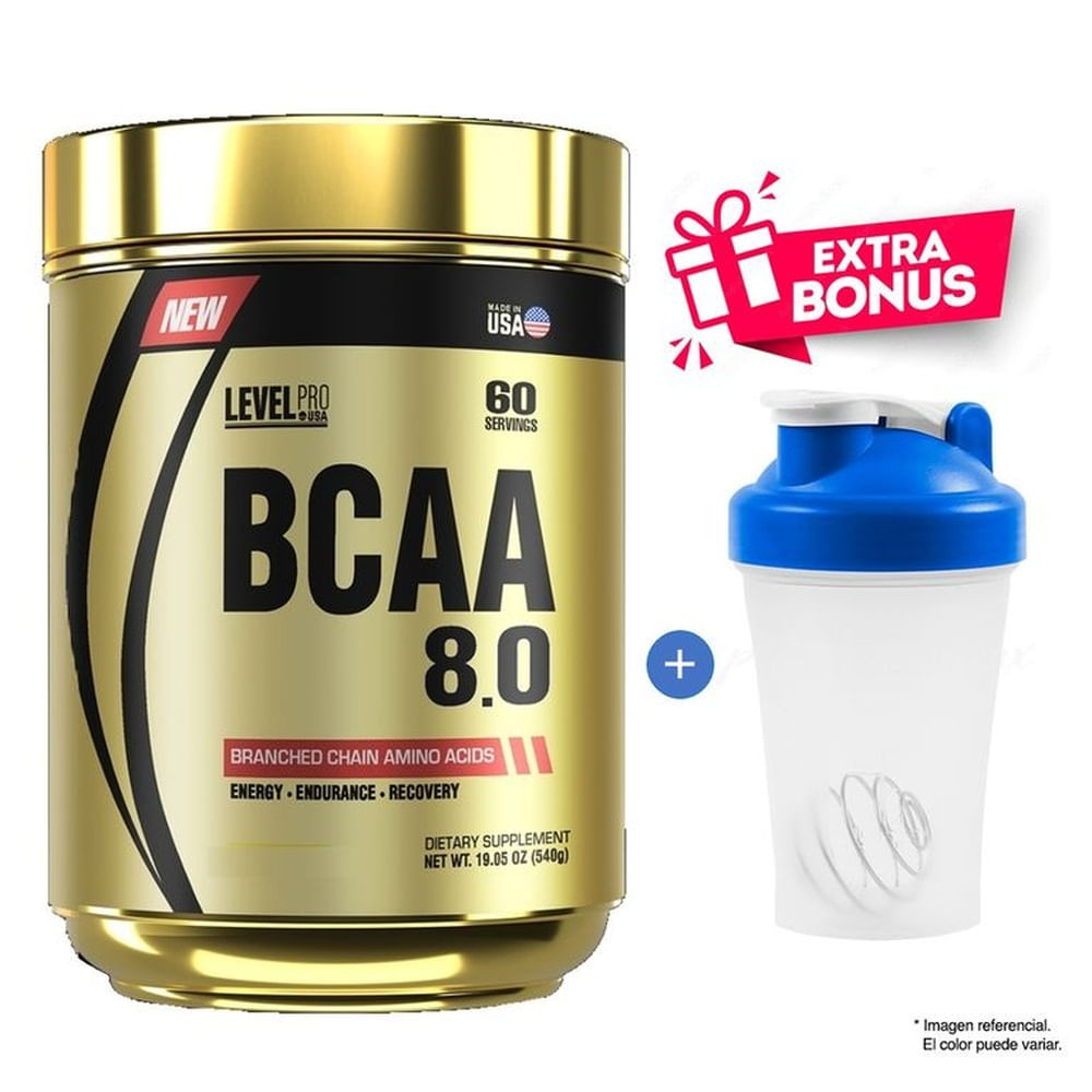 Aminoácidos Bcaa Level 8.0 540Gr Fruit Punch