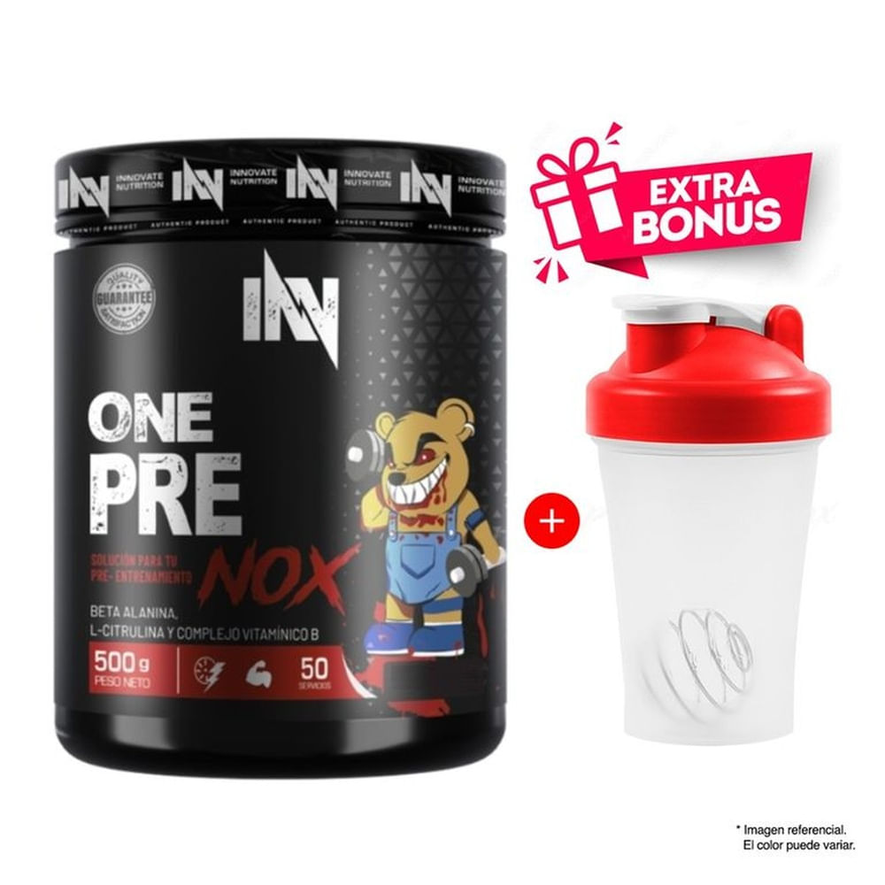 Óxido Nítrico One Pre Nox 500gr Fruit Punch