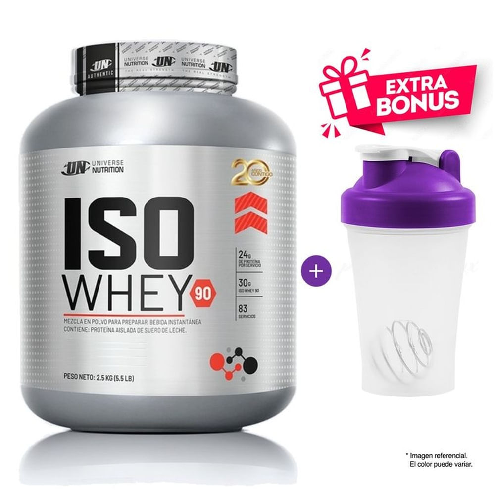 ISO WHEY 90 COOKIES AND CREAM - 2.5 kg Proteína - 83 servicios