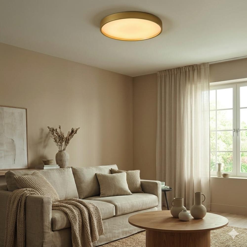 Panel LED Decorativo Misti Tipo Plafón 48W Rosca E27 27cm 3 colores de Luz