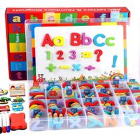 KIT DIDÁCTICO  LETRAS Y NÚMEROS IMANTADAS