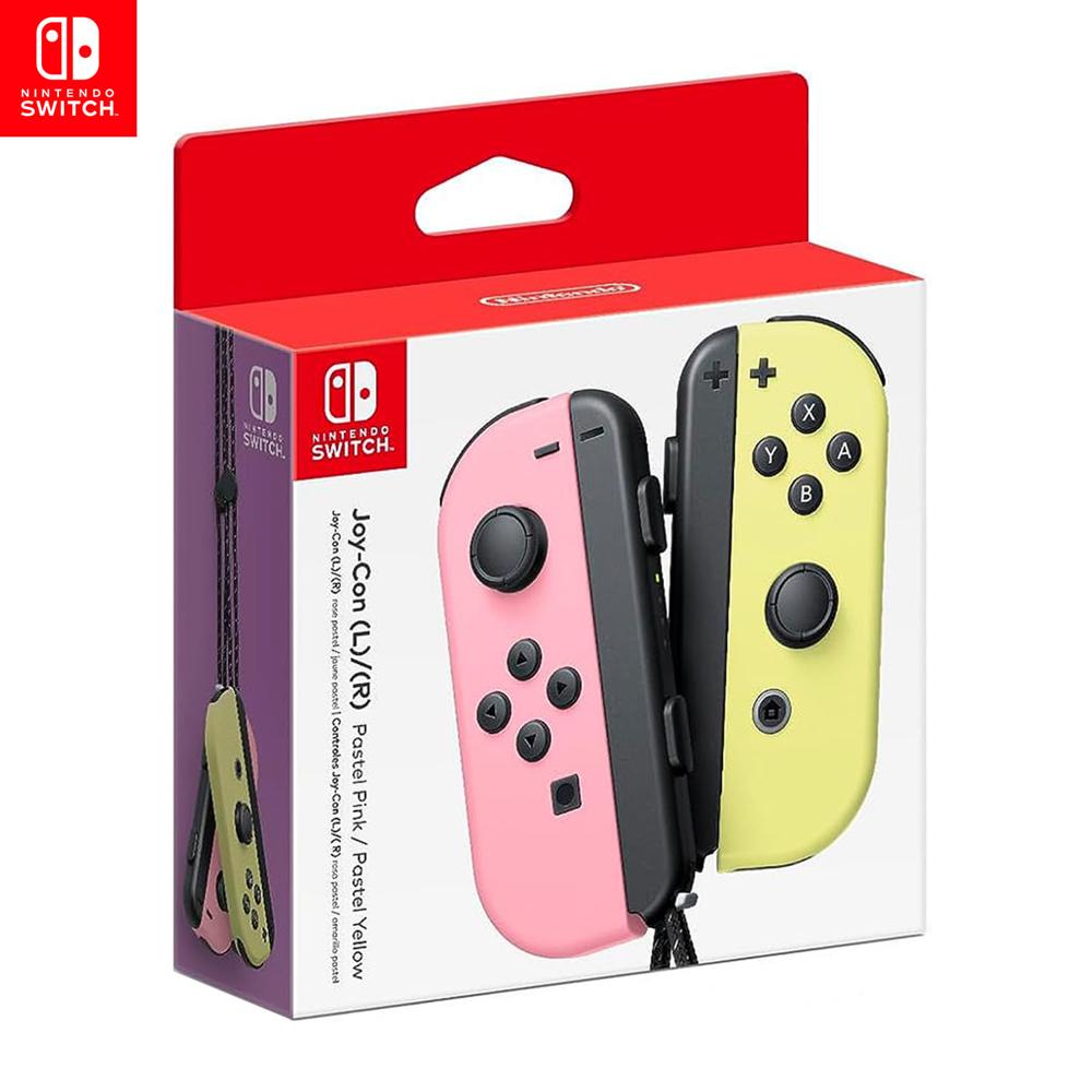 JOY CON NINTENDO SWITCH PASTEL PINK Y PASTEL YELLOW