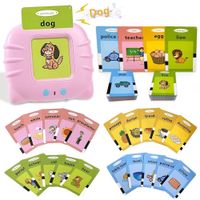 LECTOR DE TARJETAS EDUCATIVAS ESPAÑOL INGLÉS ROSADO
