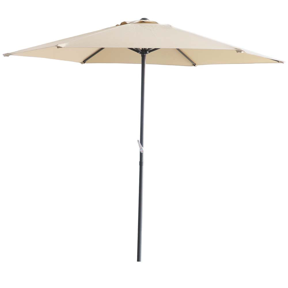 Sombrilla Terraza Central VIVA HOME Aluminio Taupe 250cm