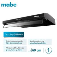 Campana Extractora Mabe CMU6020PB0 60 CM