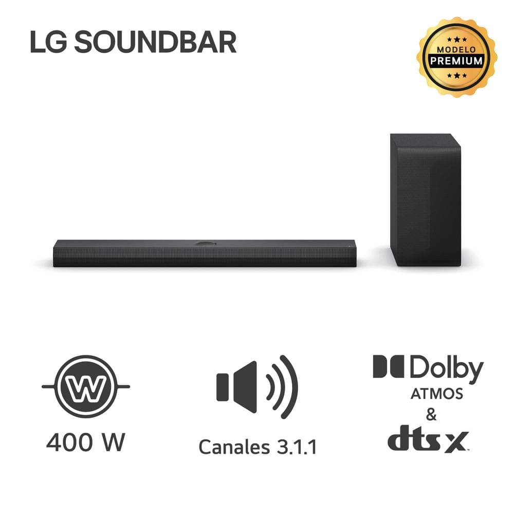 Soundbar LG S70TY 400W Bluetooth Dolby Atmos