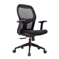 Silla Ergonómica Noruega Gerente Nylon Negro PN Ofideas