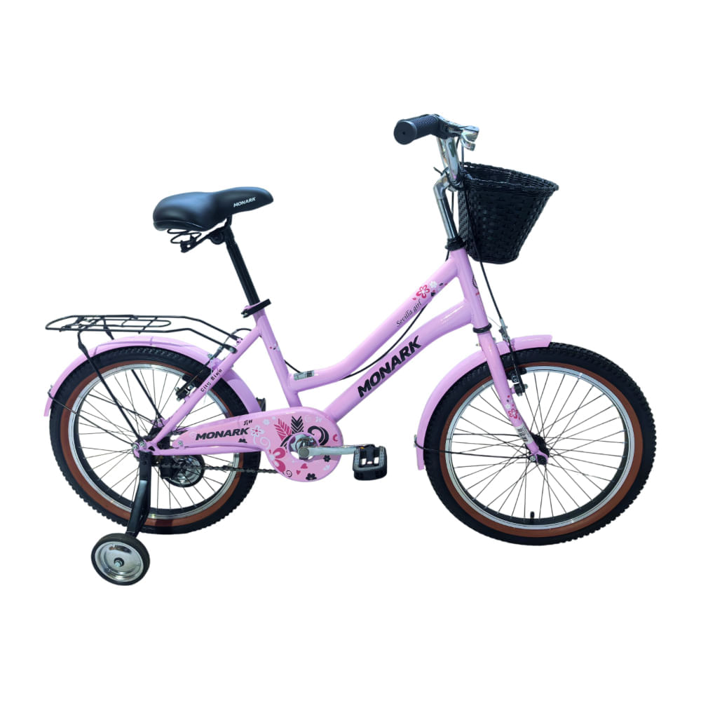 Bicicleta Monark Niña Sevilla Girl Aro 20 Rosado