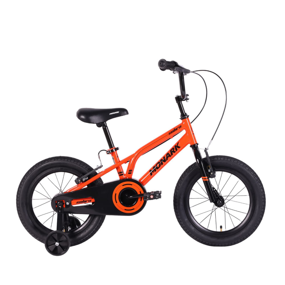 Bicicleta Monark Niño Cobra Aro 16 Negro Rojo