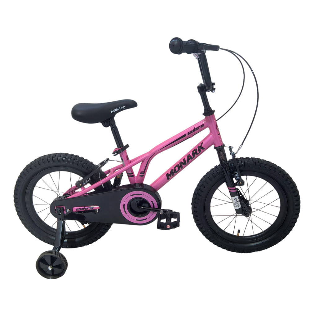 Bicicleta Niña Monark Cobra Aro 16 Rosado