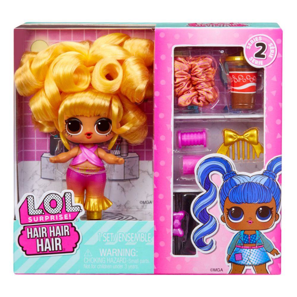 Muñeca LOL Surprise Hair Hair Hair Amarillo
