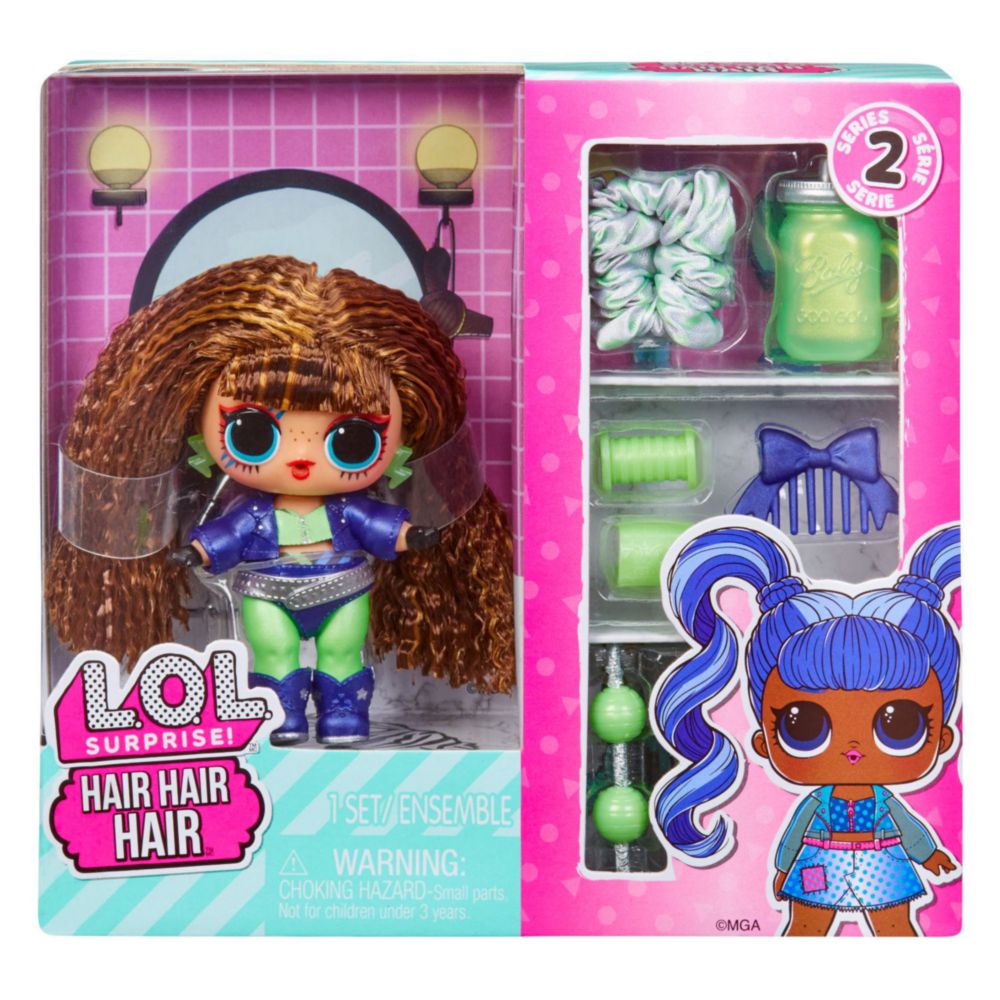 Muñeca LOL Surprise Hair Hair Hair Marron