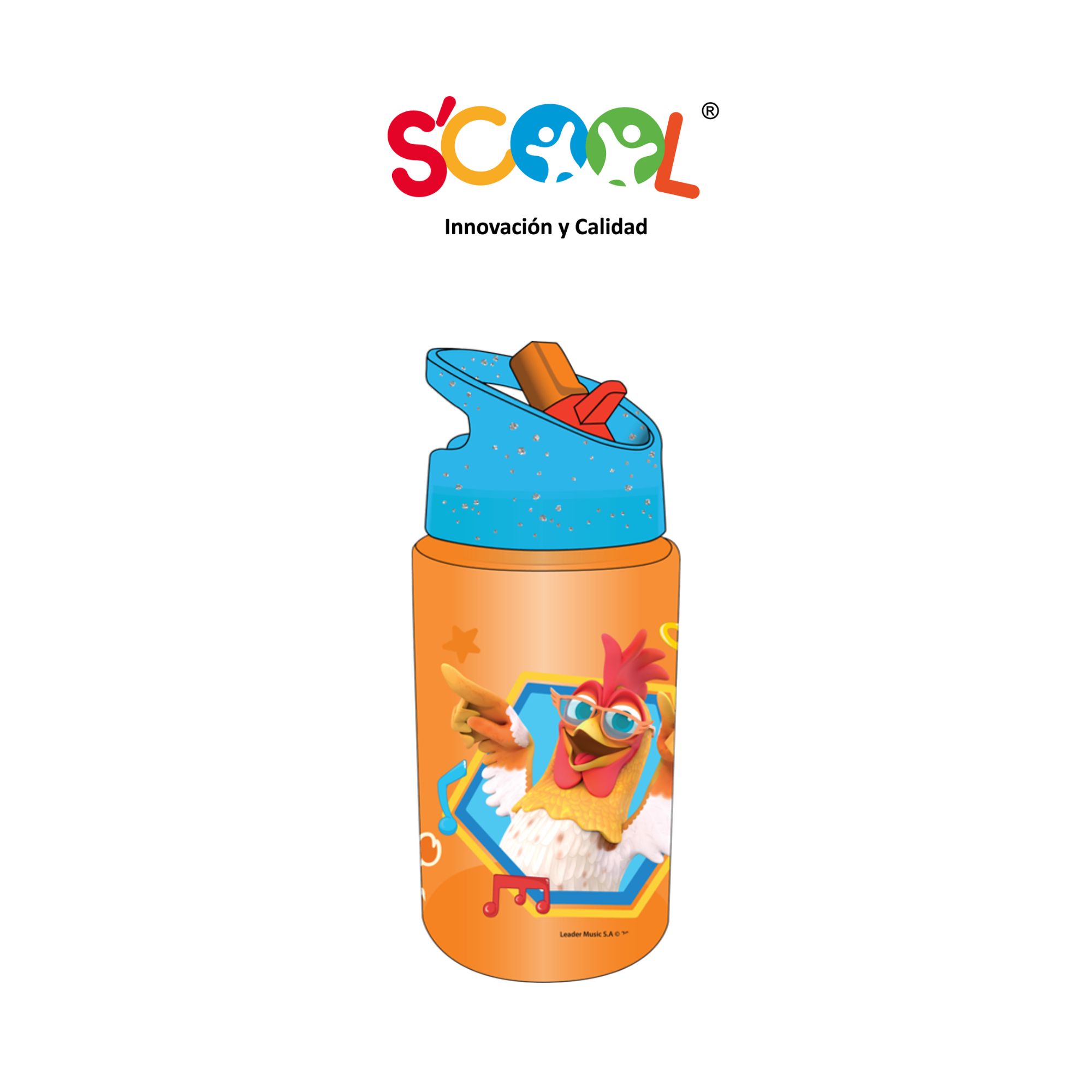 Botella SCOOL Pp Plus Big 500ml Granja De Zeno
