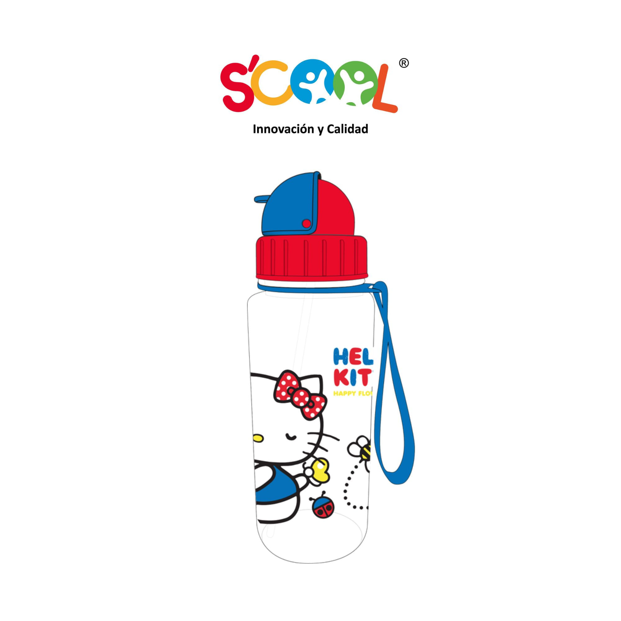 Botella SCOOL Petg Gde 500ml Hello Kitty