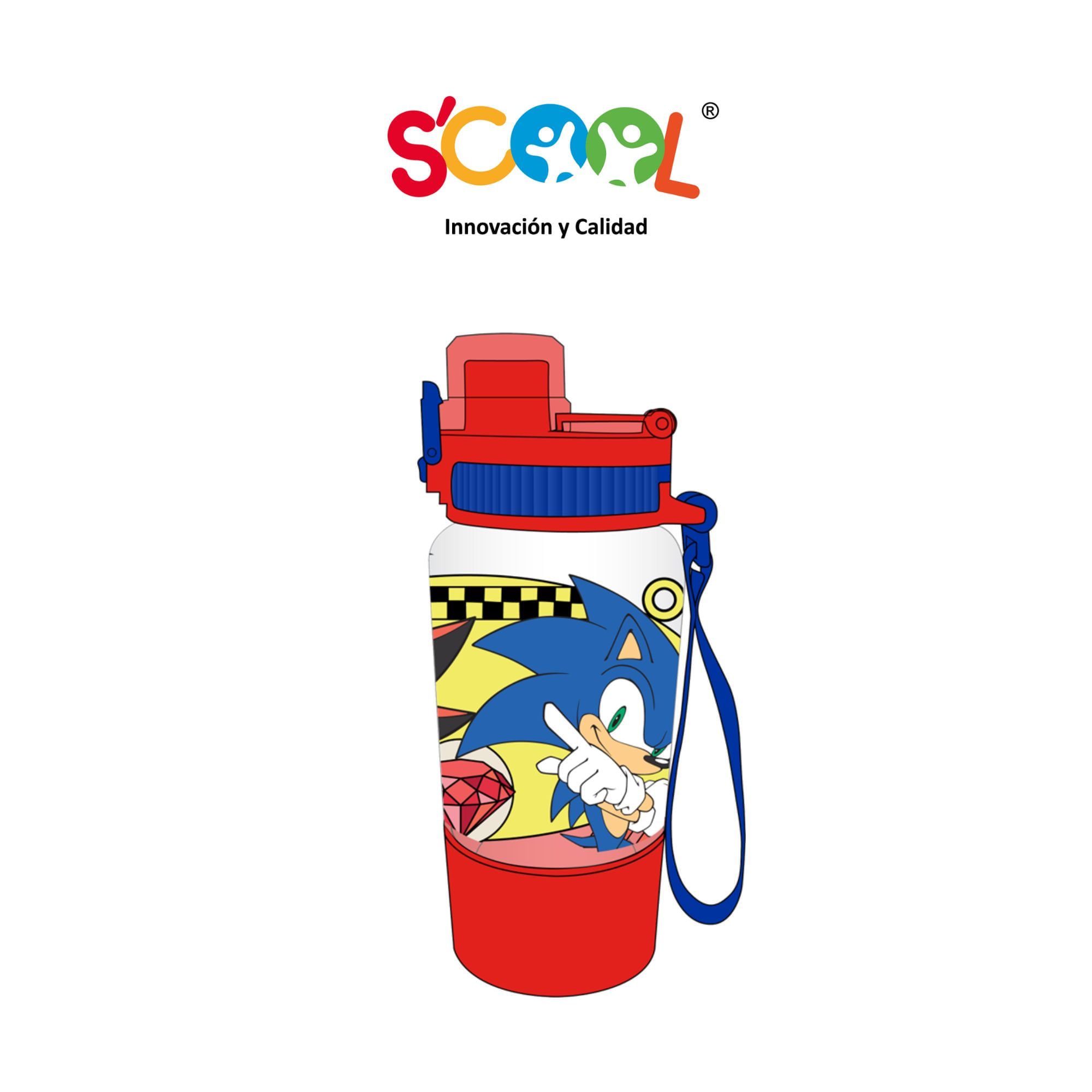 Botella SCOOL Pc Snack 500ml Sonic