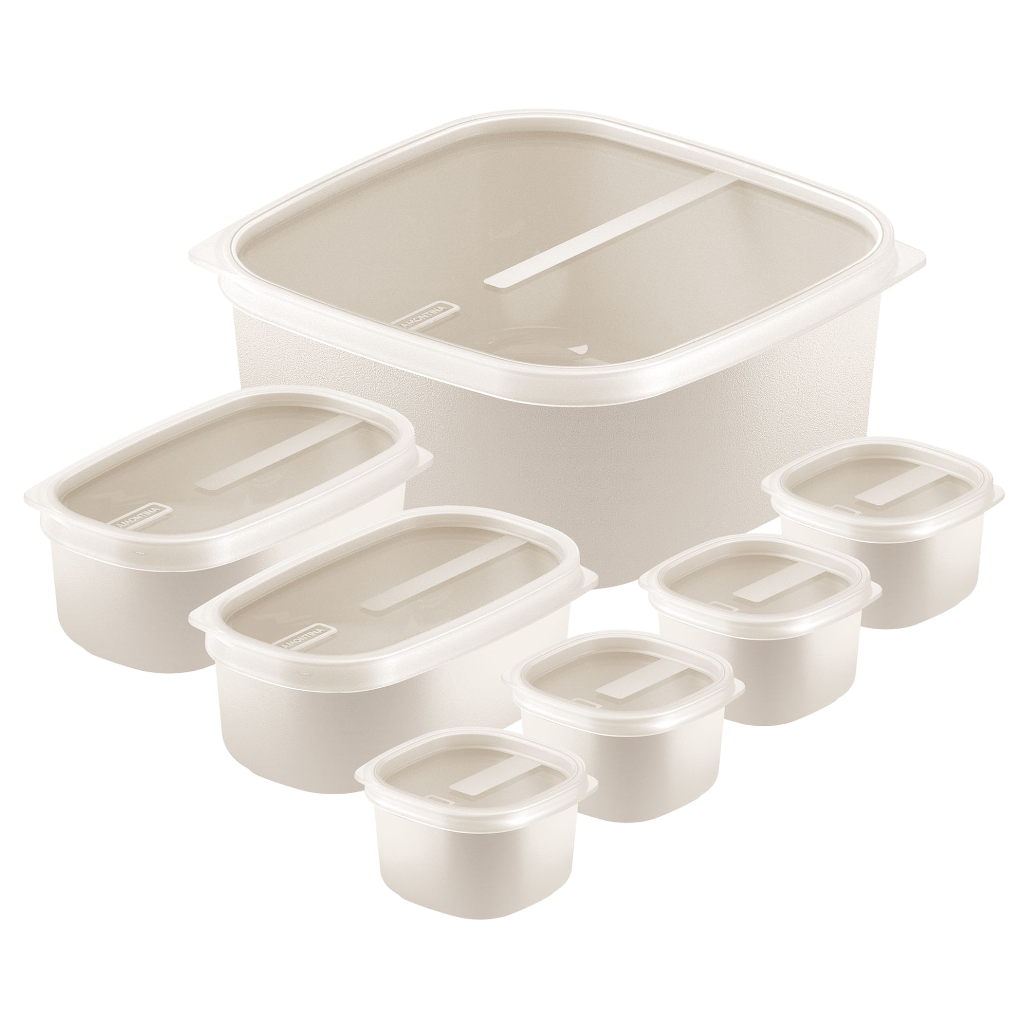 Juego de Potes TRAMONTINA 7pzas Mixcolor