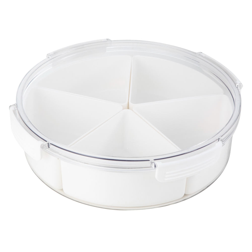 Táper DECO HOME P/Piqueo 28.5cm Redondo