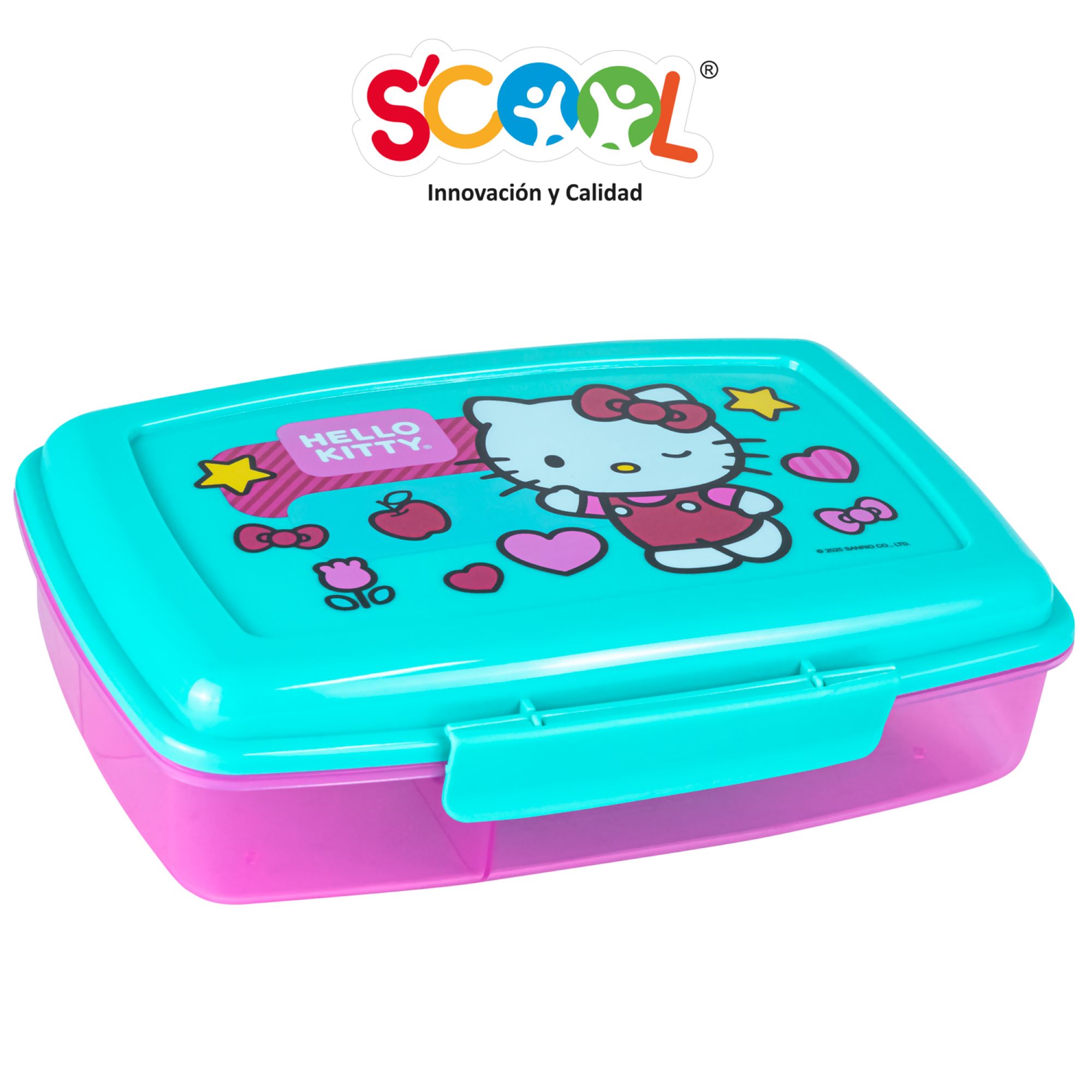 Táper SCOOL Pp 3 Div 1L Hello Kitty