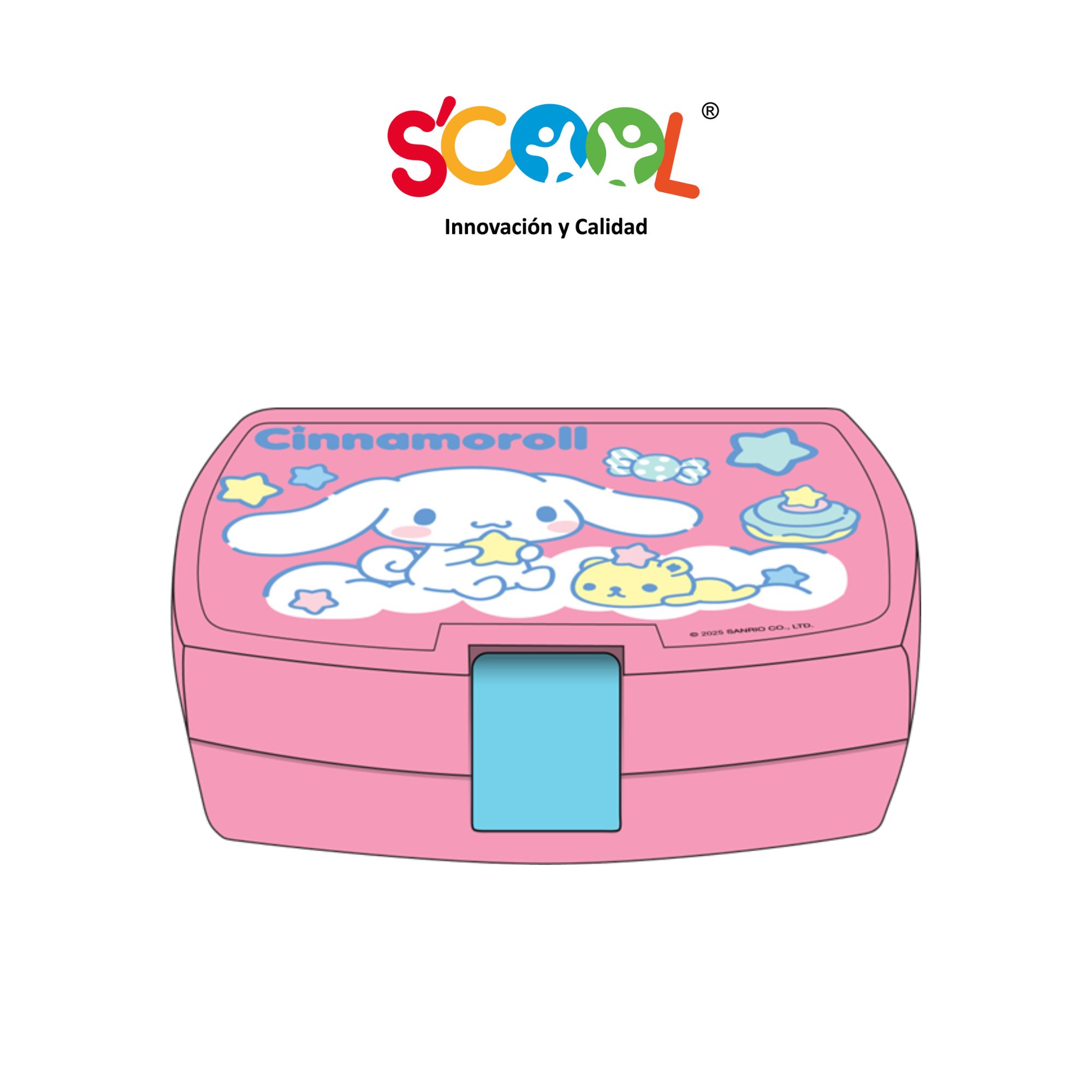 Táper SCOOL Pp 1 Broche 600ml Cinnamorol