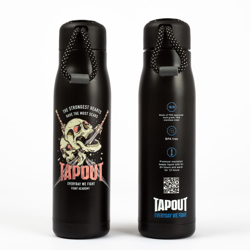 Tomatodo Deportivo Tapout Brave Negro