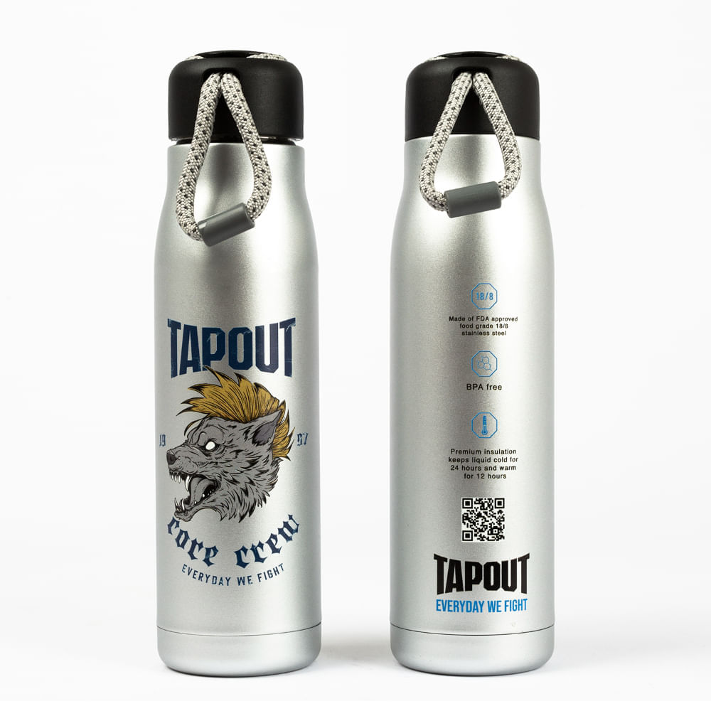 Tomatodo Deportivo Tapout Mohawk Plateado