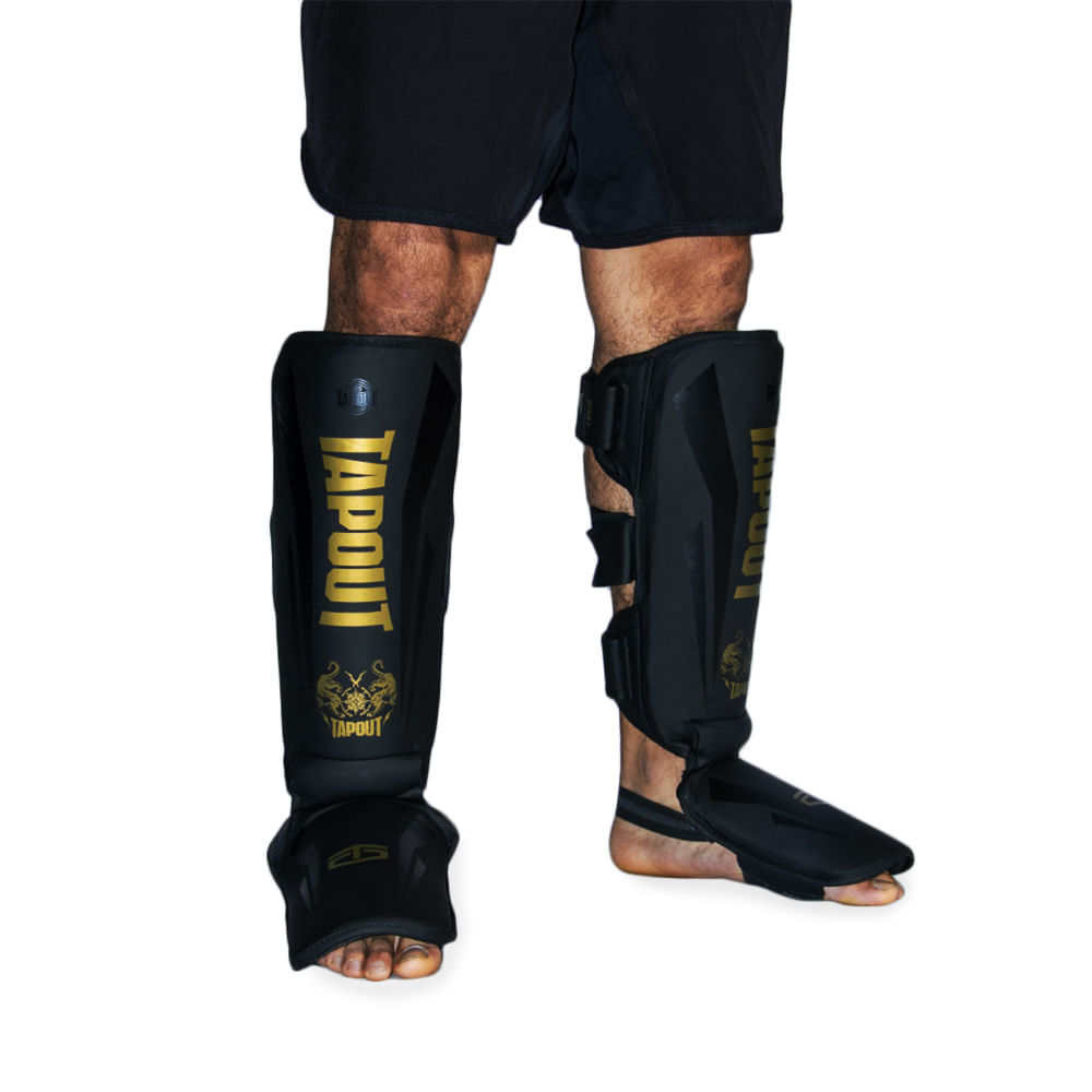 Canilleras Deportivas Tapout Trikton Negro